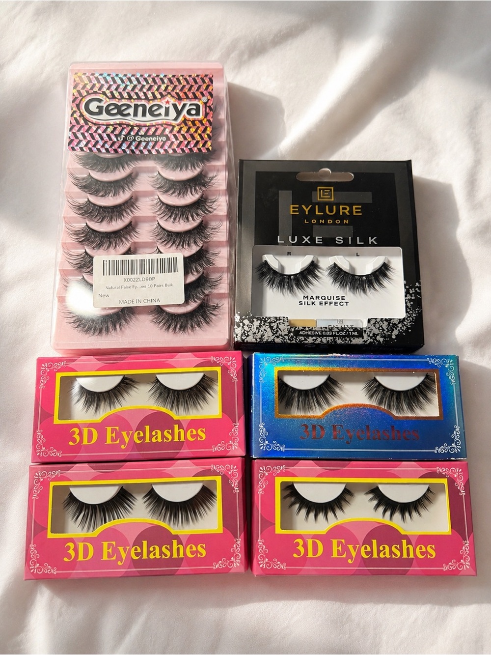 Luxe Silk Marquise False Eyelashes - Black
